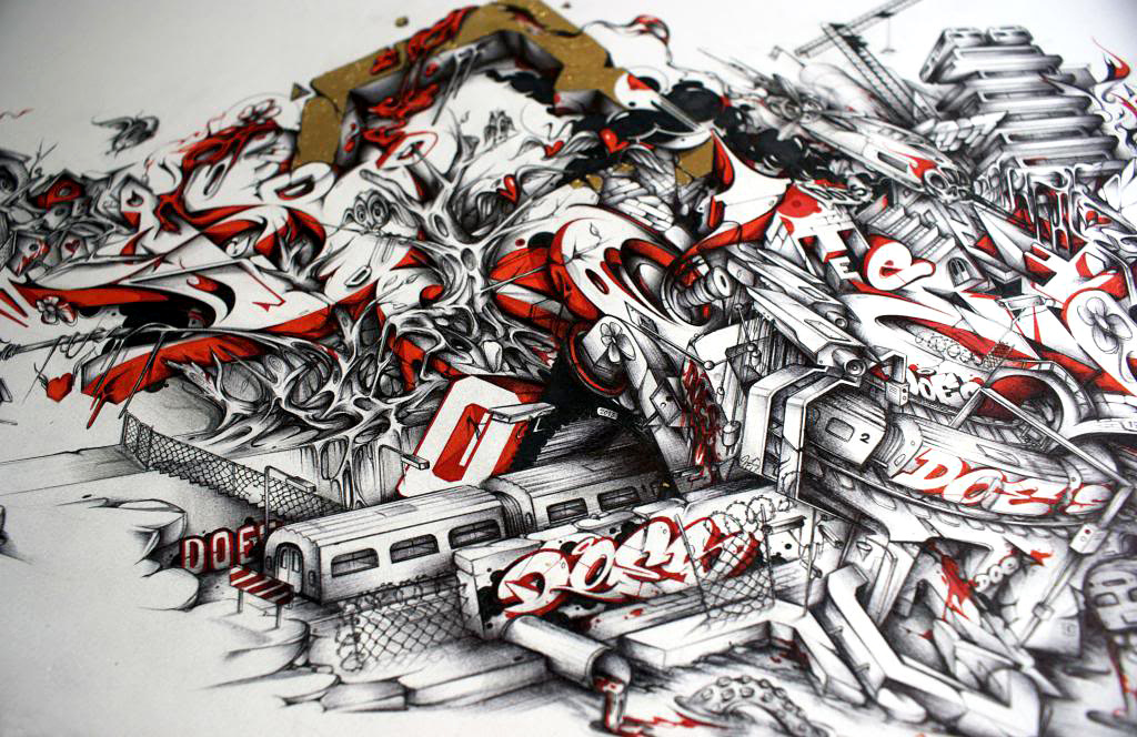 DOES, Artwork, Ironlak