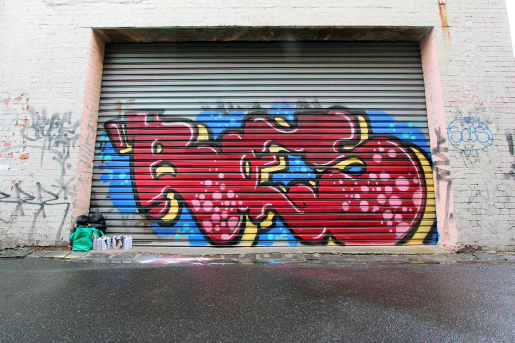 BOLTS, graffiti, Ironlak