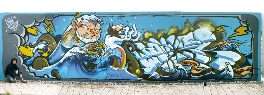 MR WANY, Germany, graffiti. Ironlak