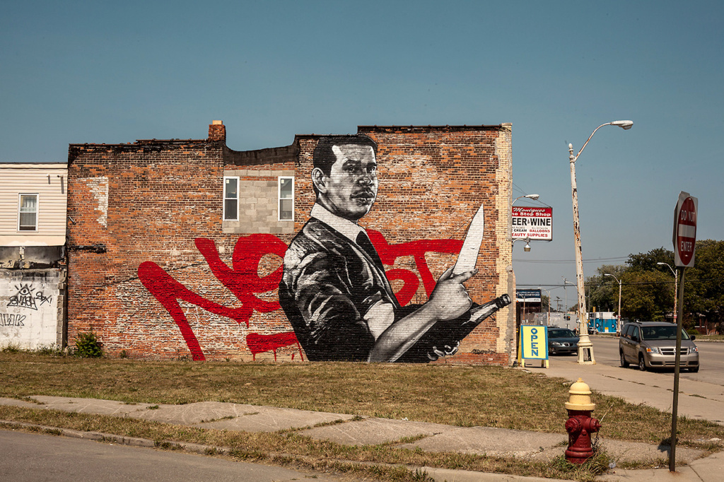 Askew, Detroit, Nekst, graffiti, Ironlak