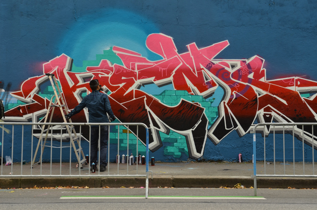 KEMS, France, graffiti, Ironlak