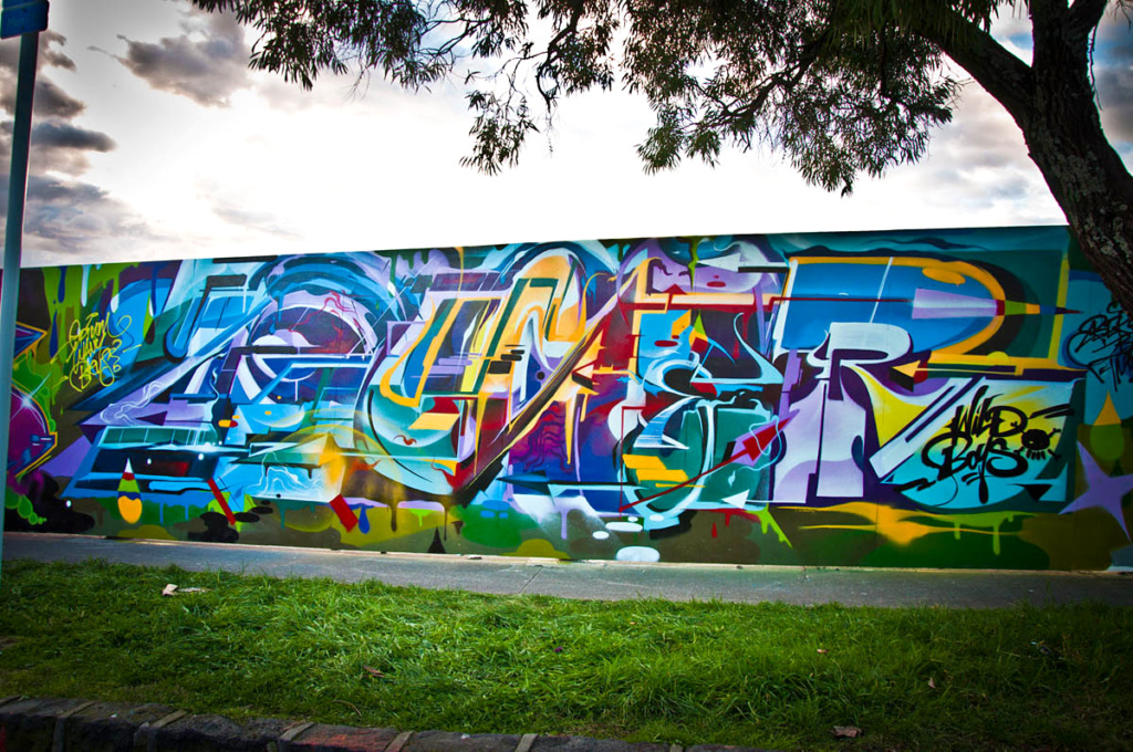 Berst, graffiti, Ironlak