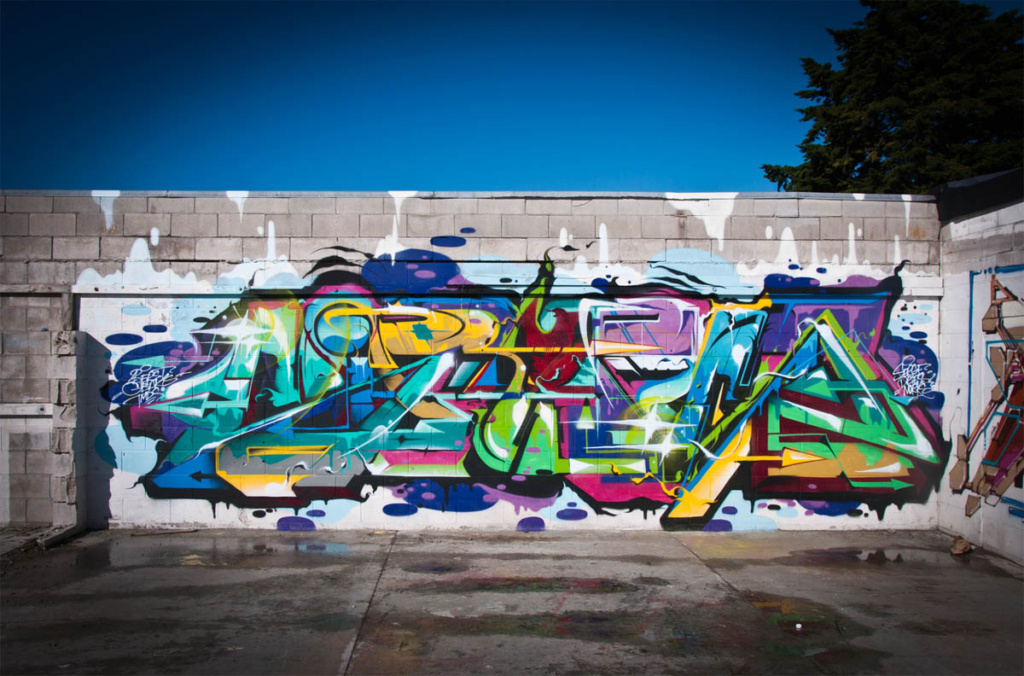 BERST, graffiti, Ironlak