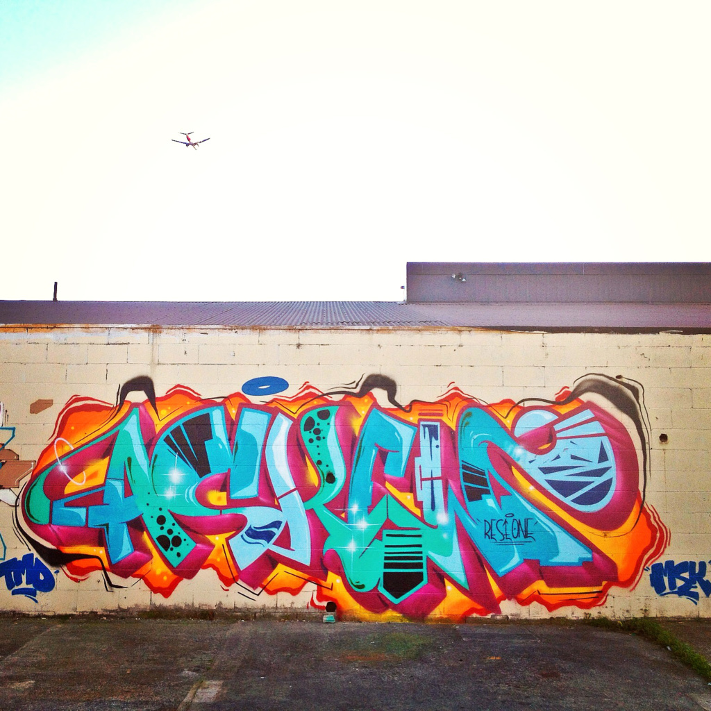 New Zealand, Rest, graffiti, Ironlak