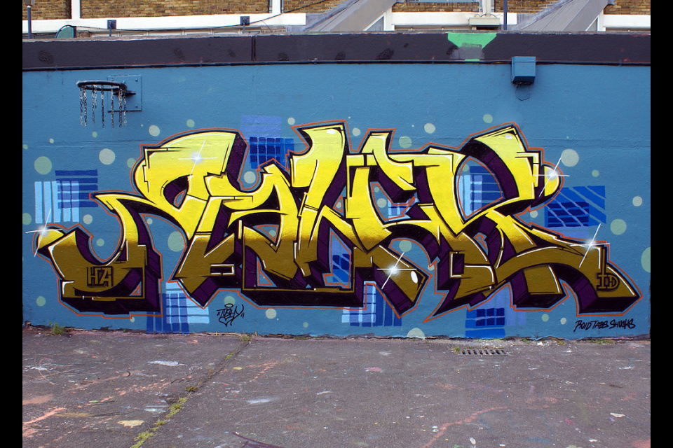 RELAY HA, London, graffiti, Ironlak