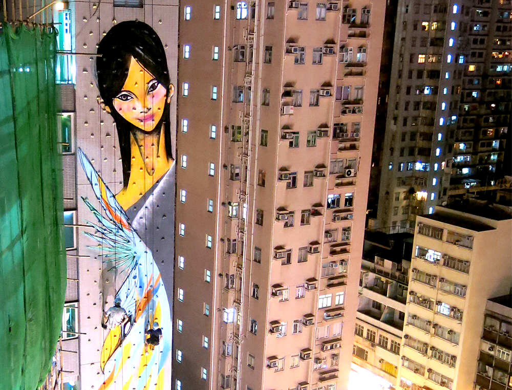 SHIDA, TWO ONE, Hong Kong, graffiti, Ironlak