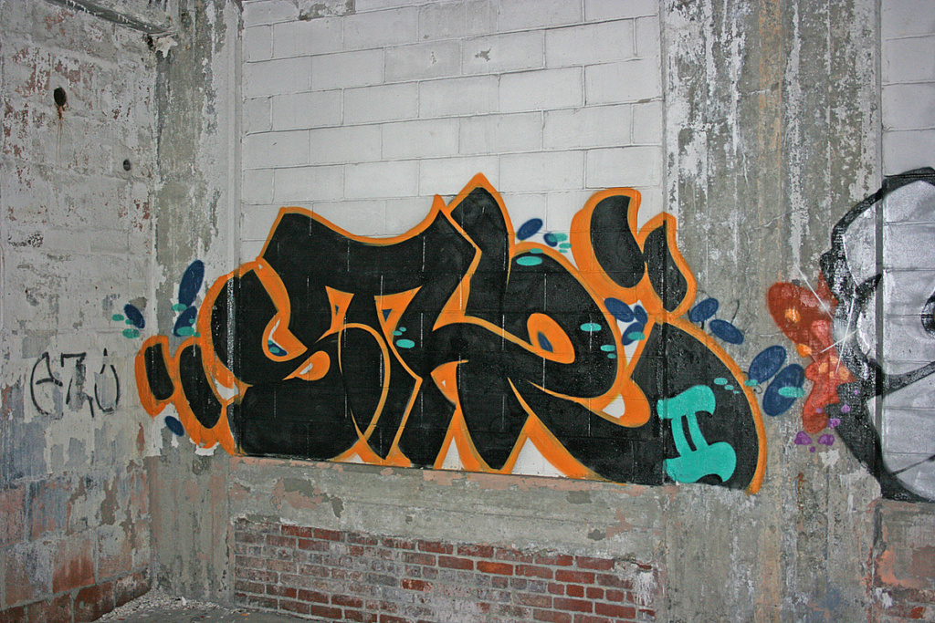 STAE2, graffiti, Ironlak