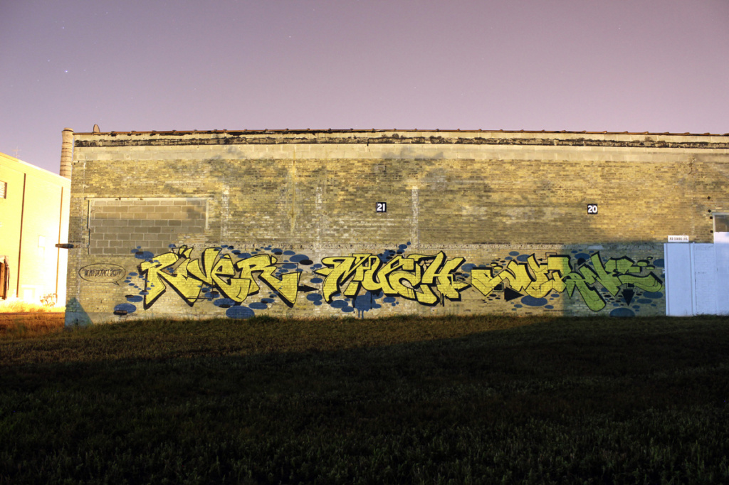 JURNE, MUCH, RIVER , Minnesota, graffiti, Ironlak