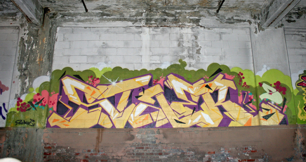 STAE2, graffiti, Ironlak