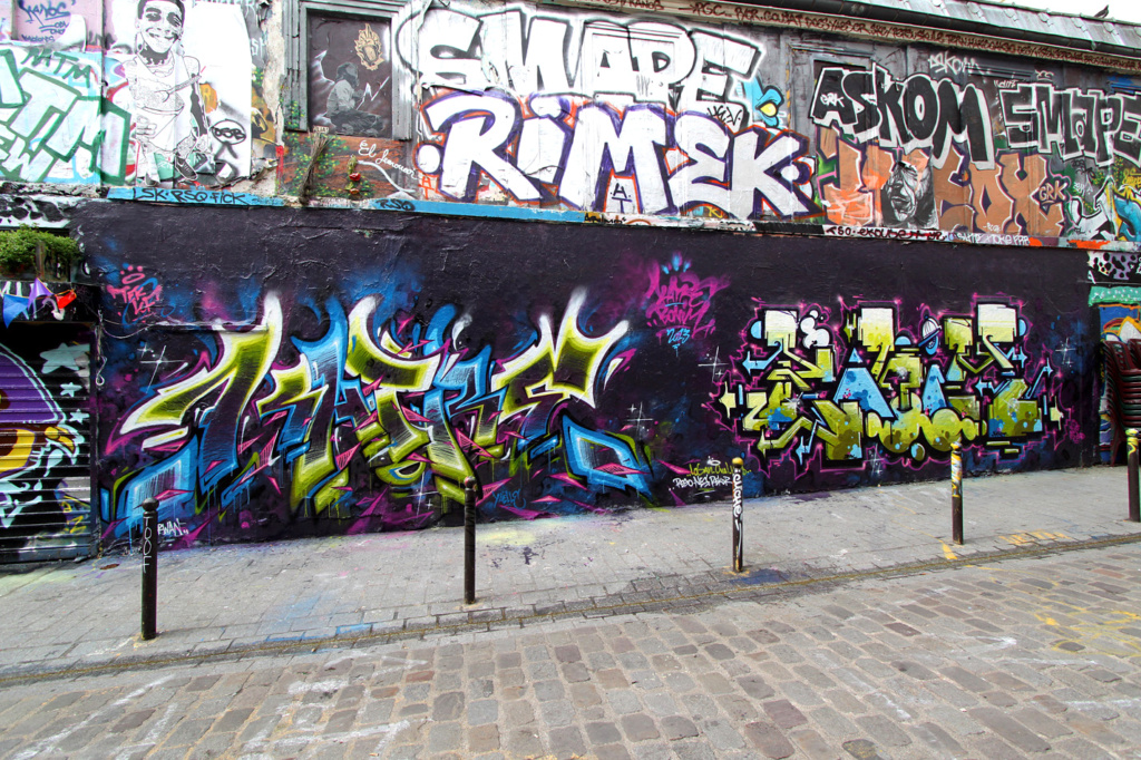 KATRE, Paris, graffiti, Ironlak