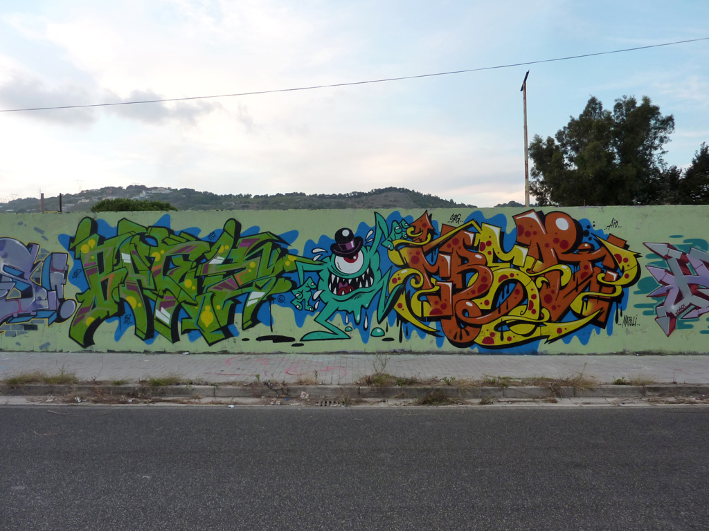 BATES, GREAT, Naples, graffiti, Ironlak