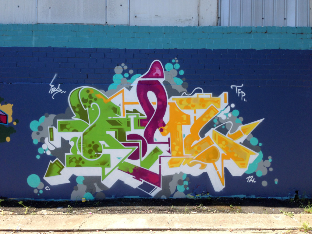 ATOME, graffiti, Ironlak