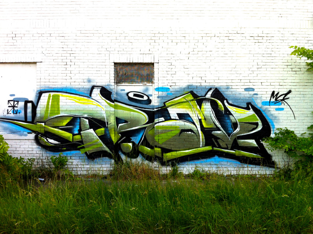 TRAV, MSK. graffiti, Ironlak