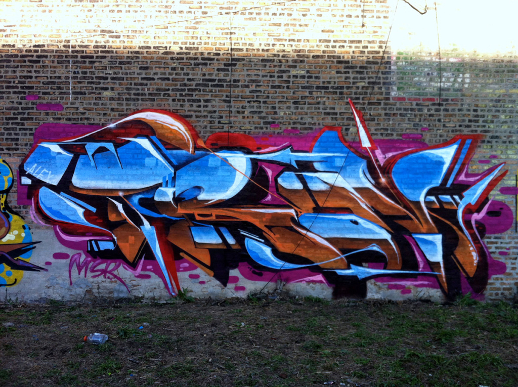 TRAV, MSK, graffiti, ironlak