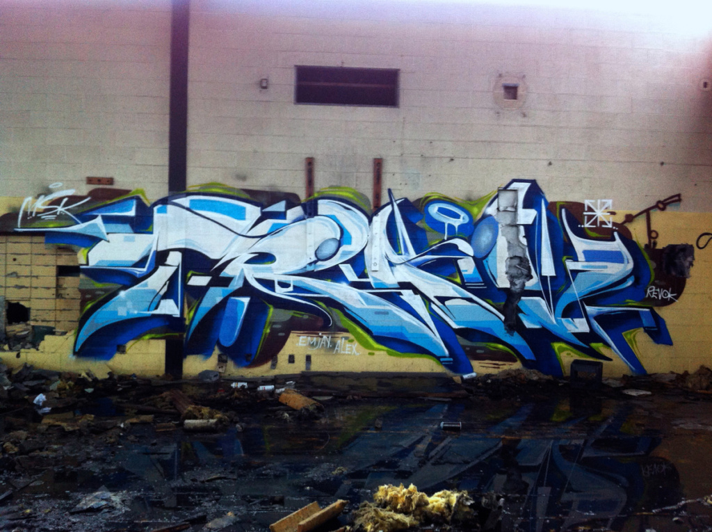 TRAV, MSK, graffiti, Ironlak