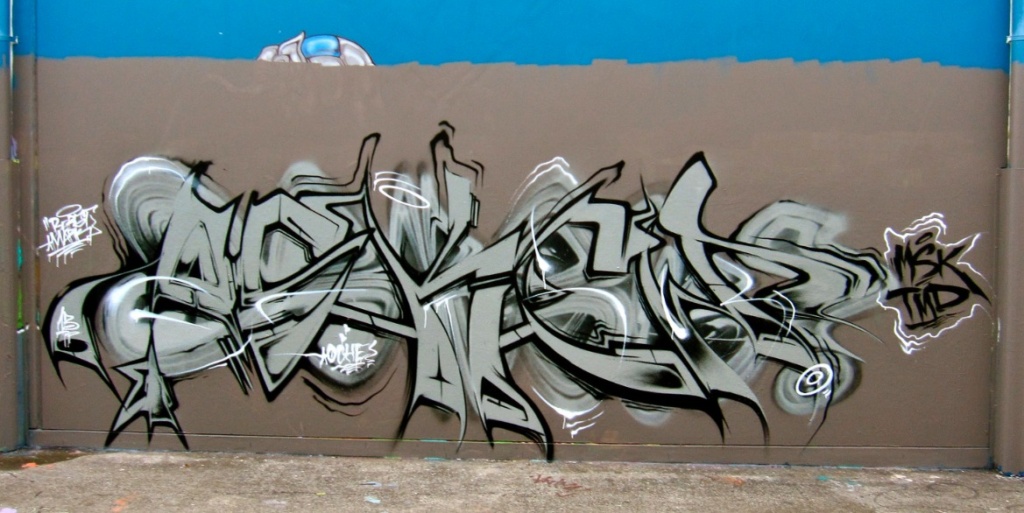 ASKEW, graffiti, Ironlak