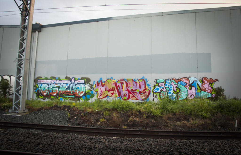 BERST, KAPUT, SALUT, New Zealand , graffiti, Ironlak