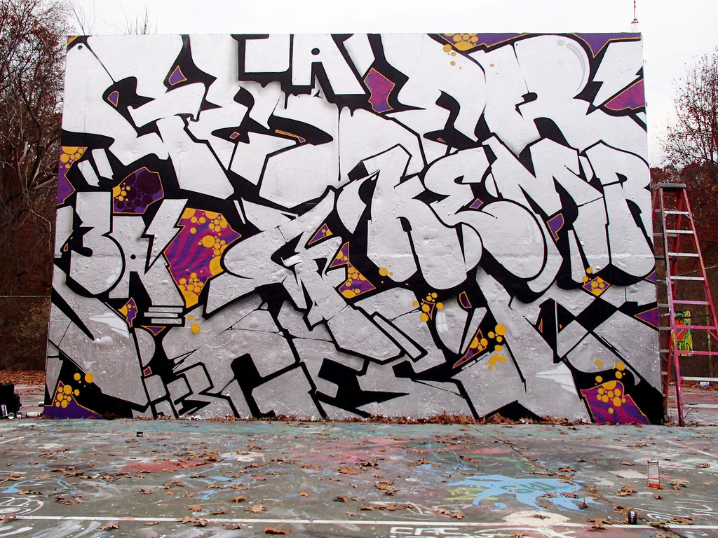 KEMS, graffiti, Ironlak