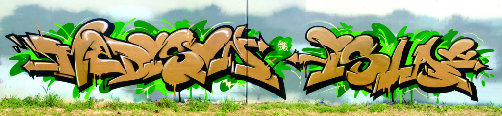 TUESY, graffiti, Ironlak