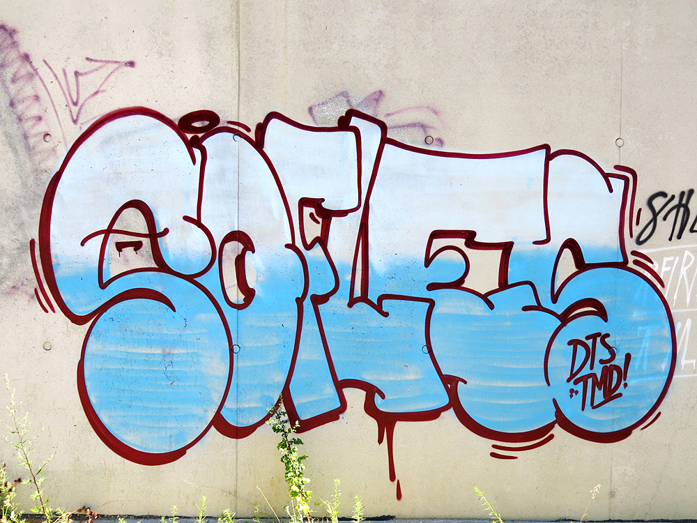 SOFLES, graffiti, ironlak