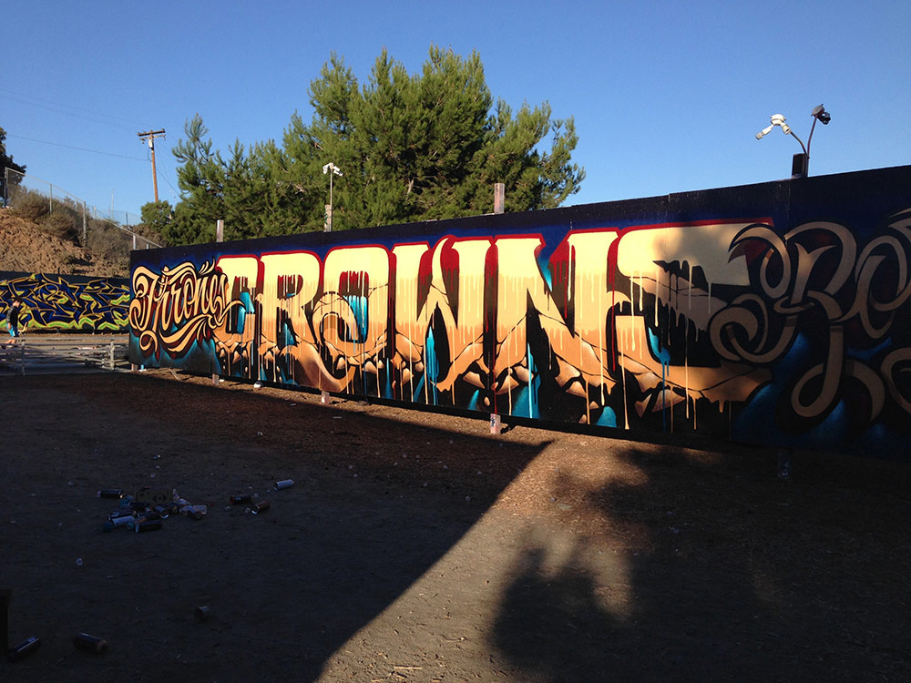 Writerz Blok, San Diego, JURNE, graffiti, Ironlak