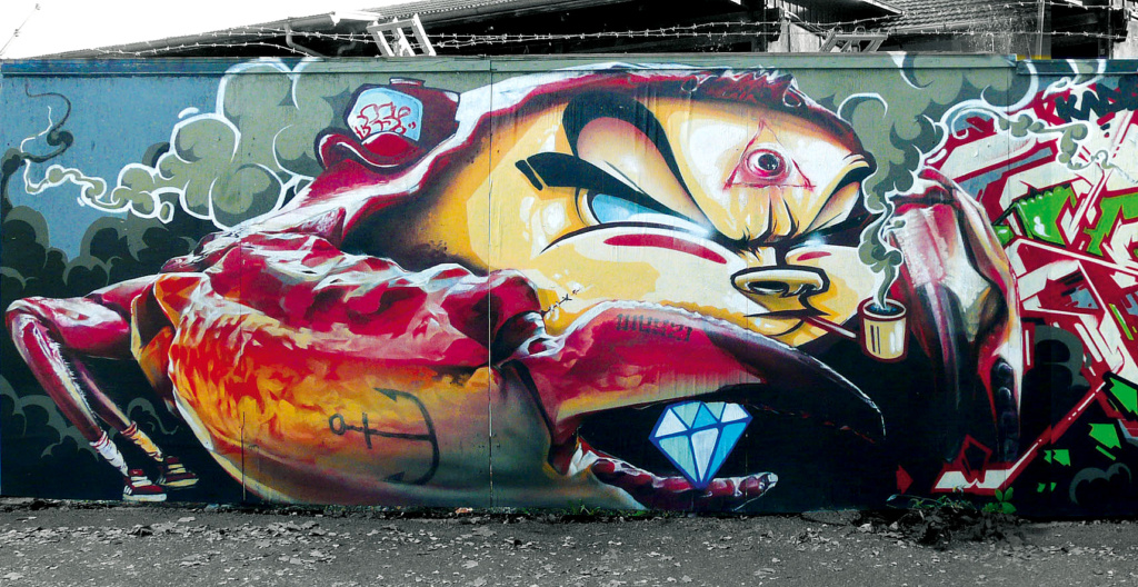 MR WANY, Switzerland, graffiti, ironlak