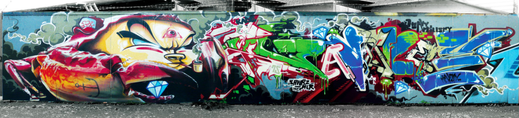 MR WANY, ROYAL ARENA, graffiti, Ironlak