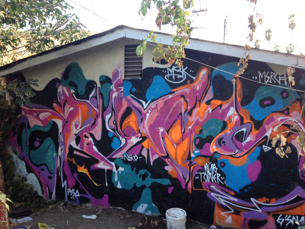 AUGOR, graffiti, ironlak