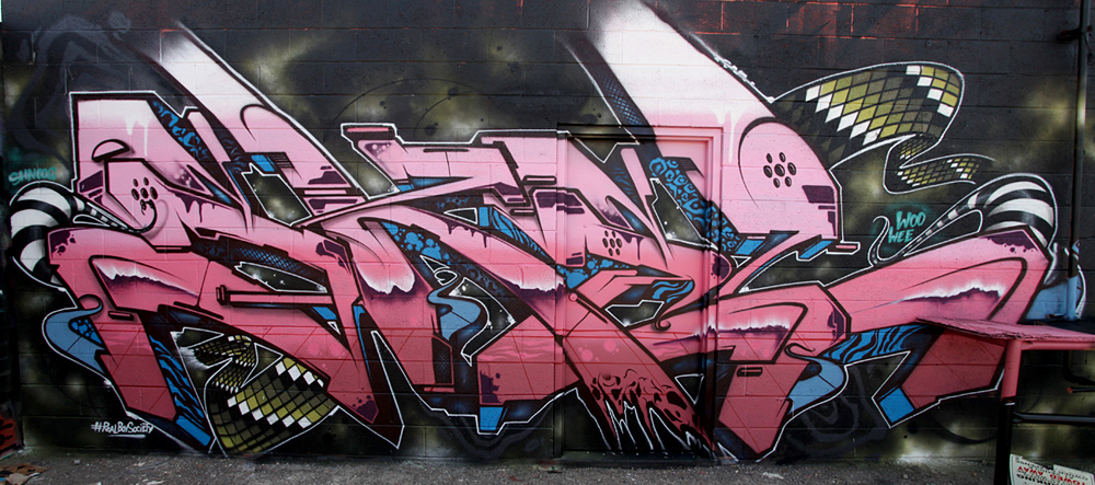 KEMS, graffiti, Ironlak