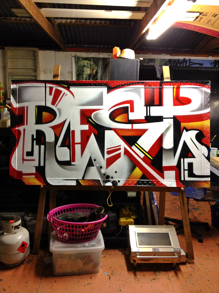 RESTO, Artwork, Ironlak