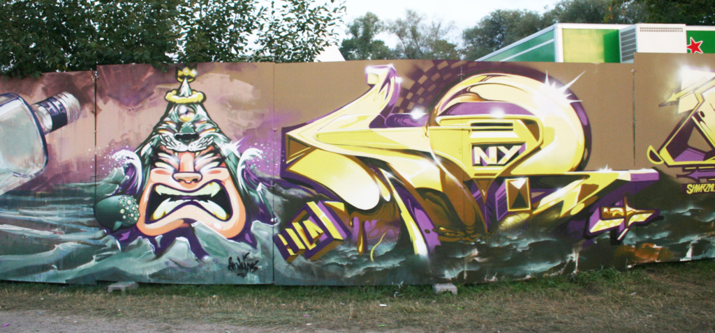 MR WANY, ROYAL ARENA, graffiti, Ironlak