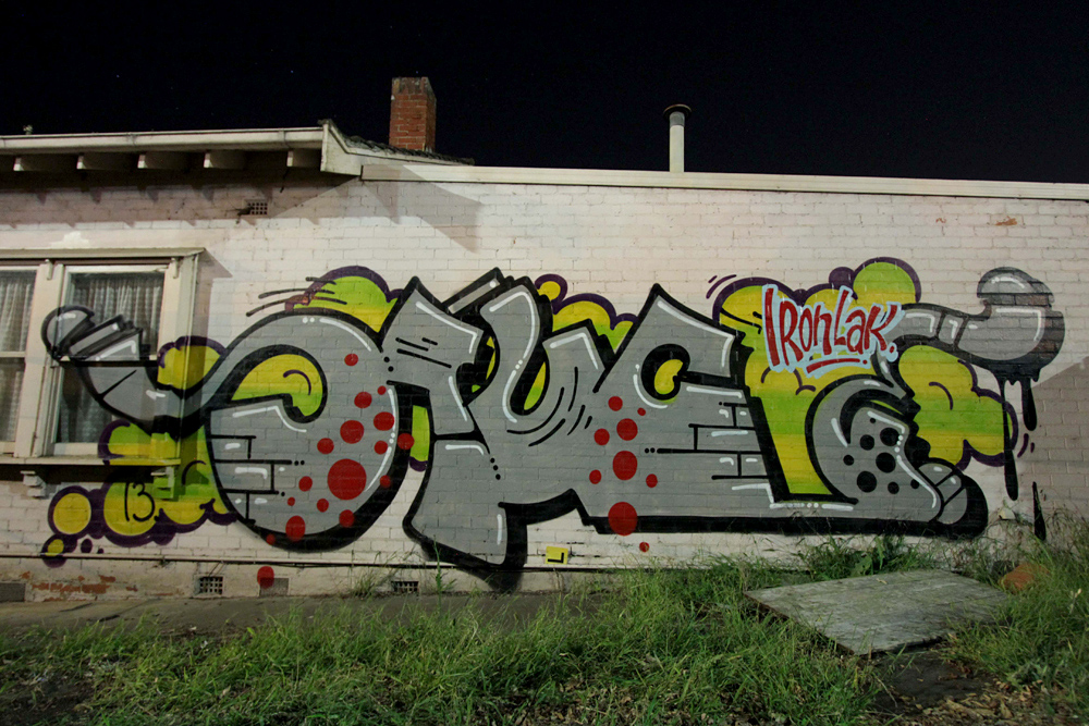 graffiti, ironlak