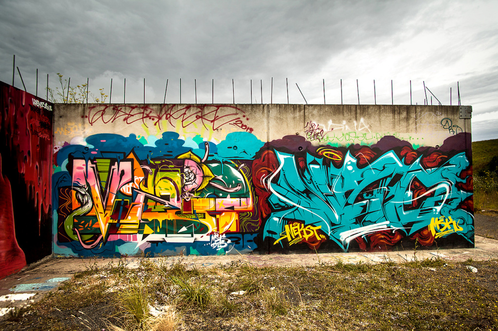 BERST, ASKEW, VIZIE, graffiti, Ironlak