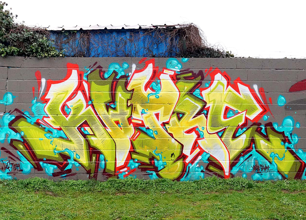 KATRE, GOMER, Paris. graffiti, Ironlak