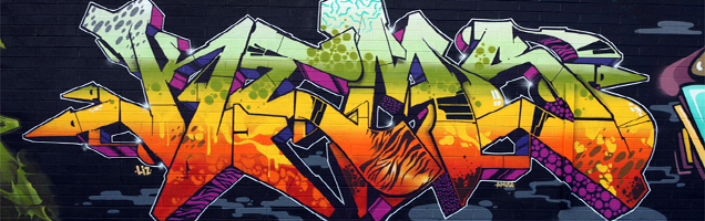 KEMS, graffiti, Ironlak