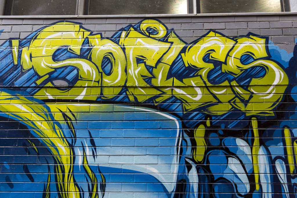 SOFLES, Luke Shirlaw, graffiti, Ironlak