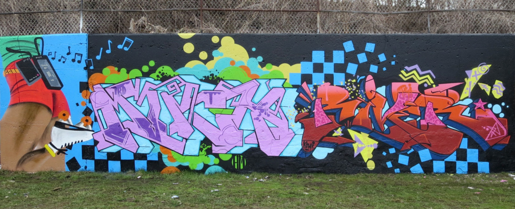 RIVER, MUCH, graffiti, Ironlak