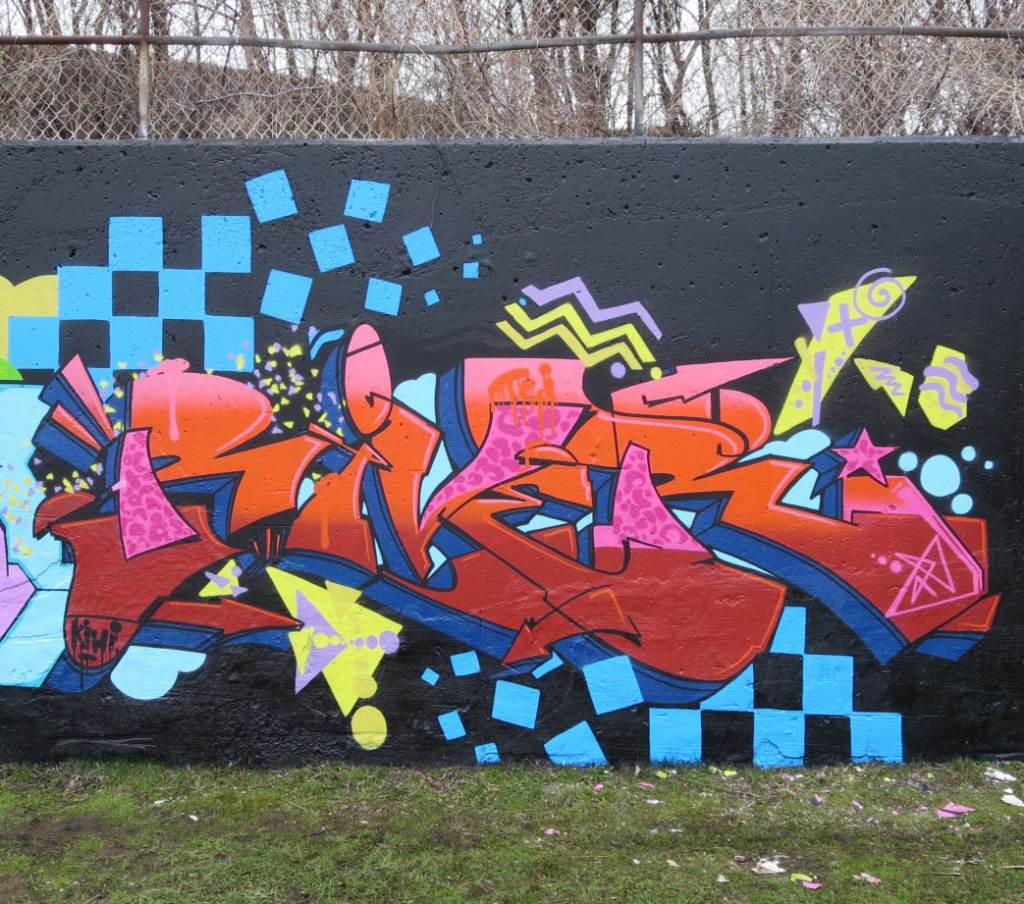 RIVER, MUCH, graffiti, Ironlak