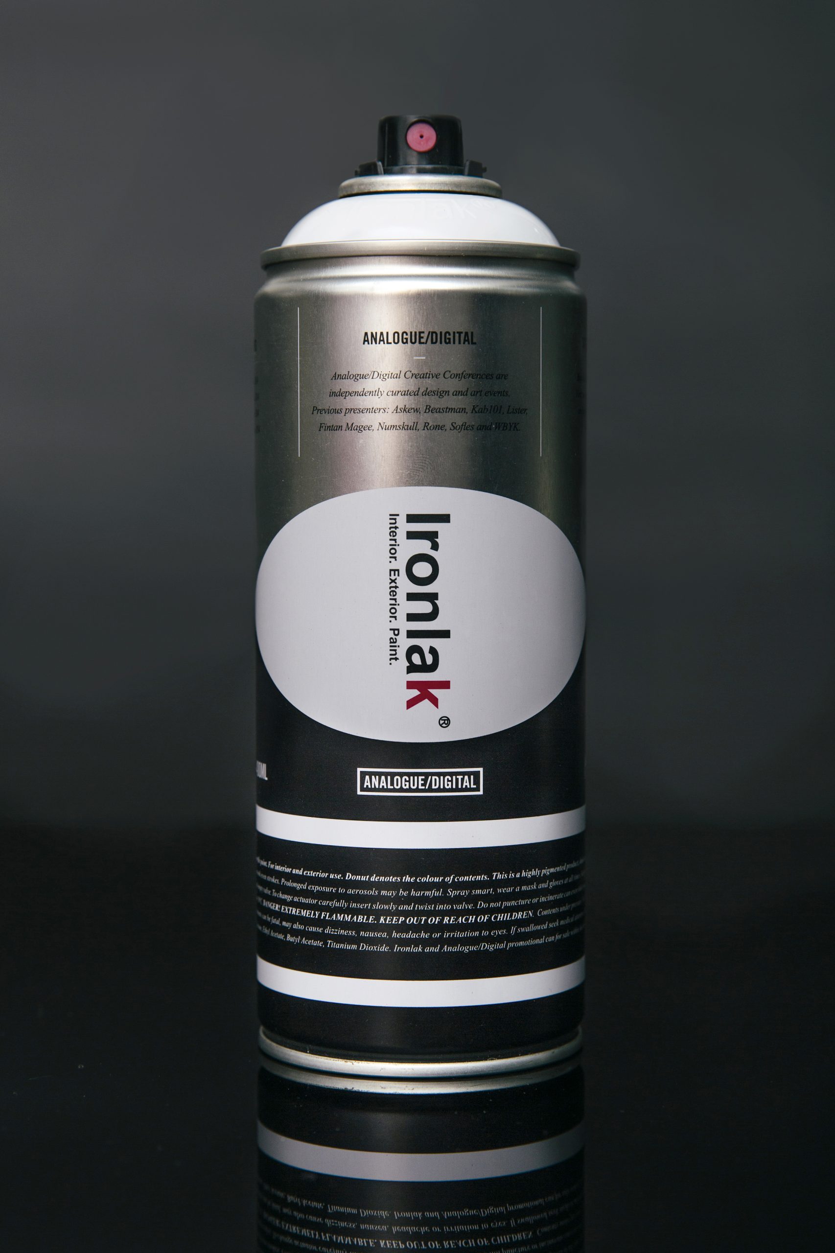 Ironlak & Analogue/Digital Collaborative Can Ironlak Spray Paint