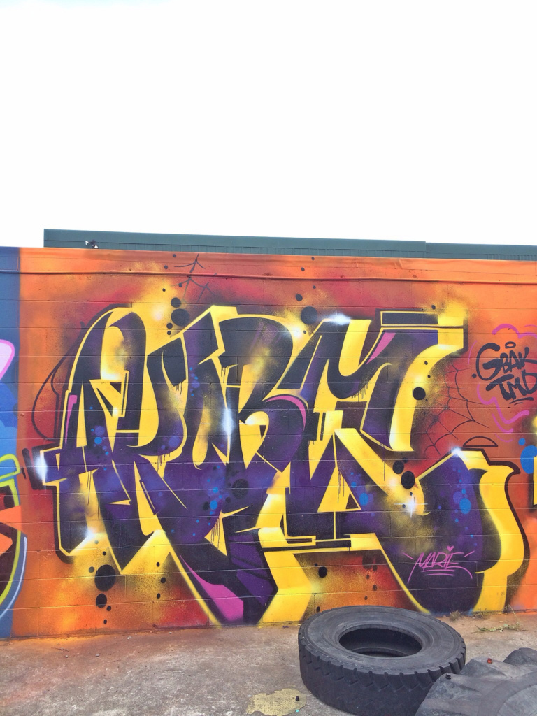 AKOBE, SHAR, ASKEW, RESTO, graffiti, Ironlak