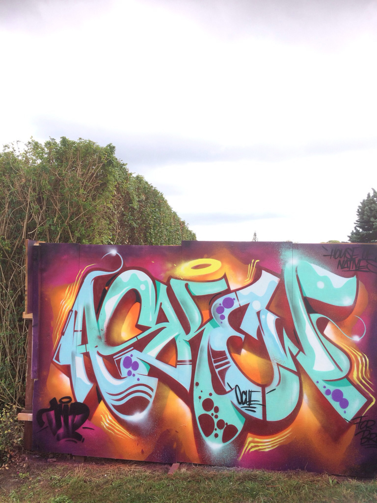 AKOBE, SHAR, ASKEW, RESTO, graffiti, Ironlak