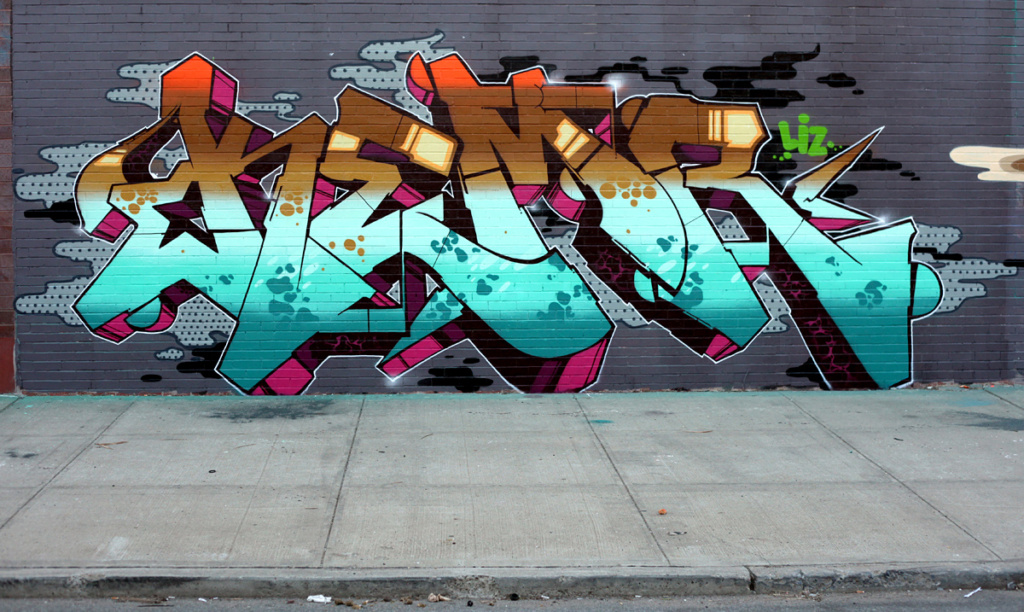 KEMS, graffiti, Ironlak