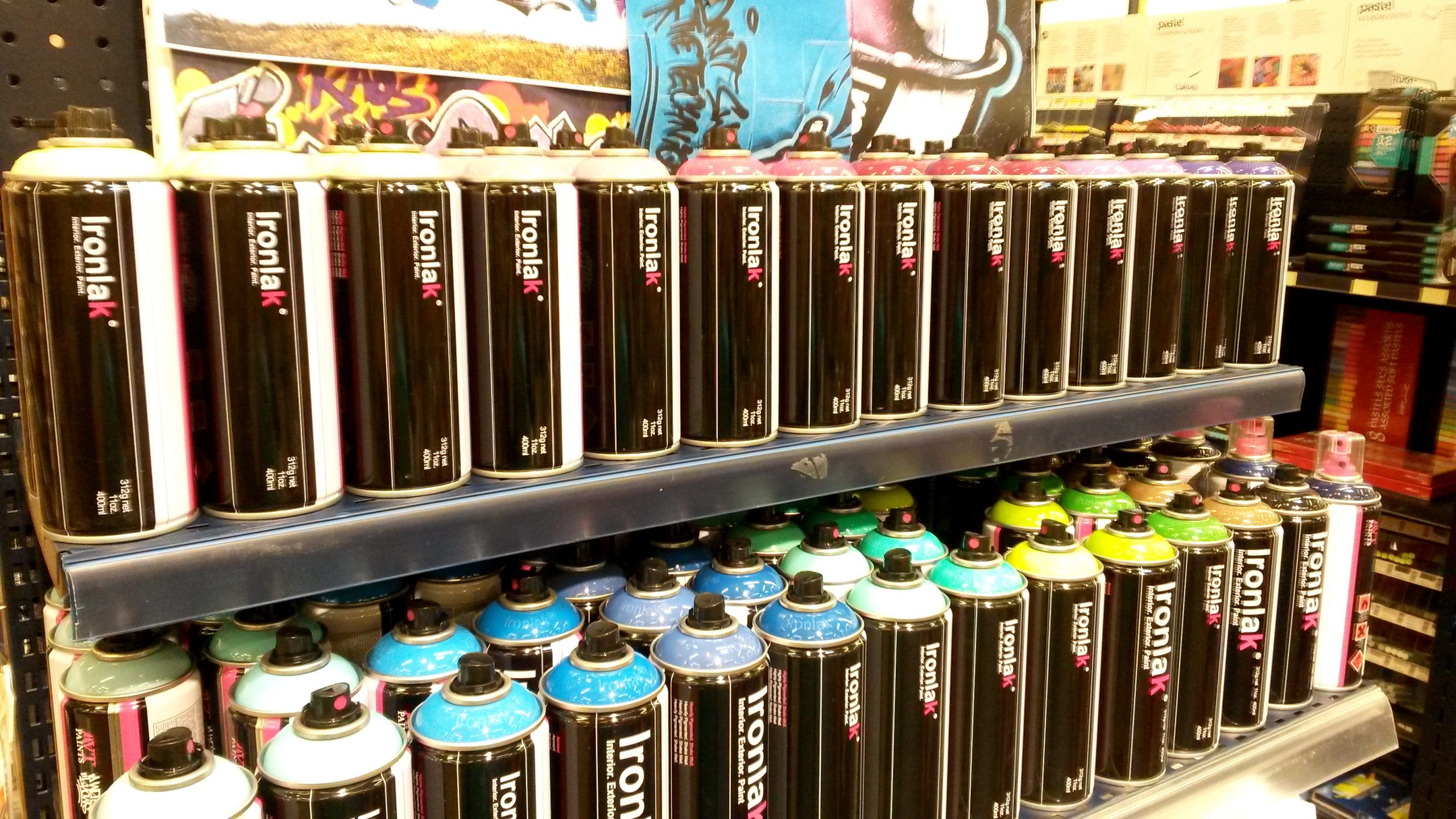 Ironlak Now Available in Cultura Stores Ironlak Spray Paint, Graffiti