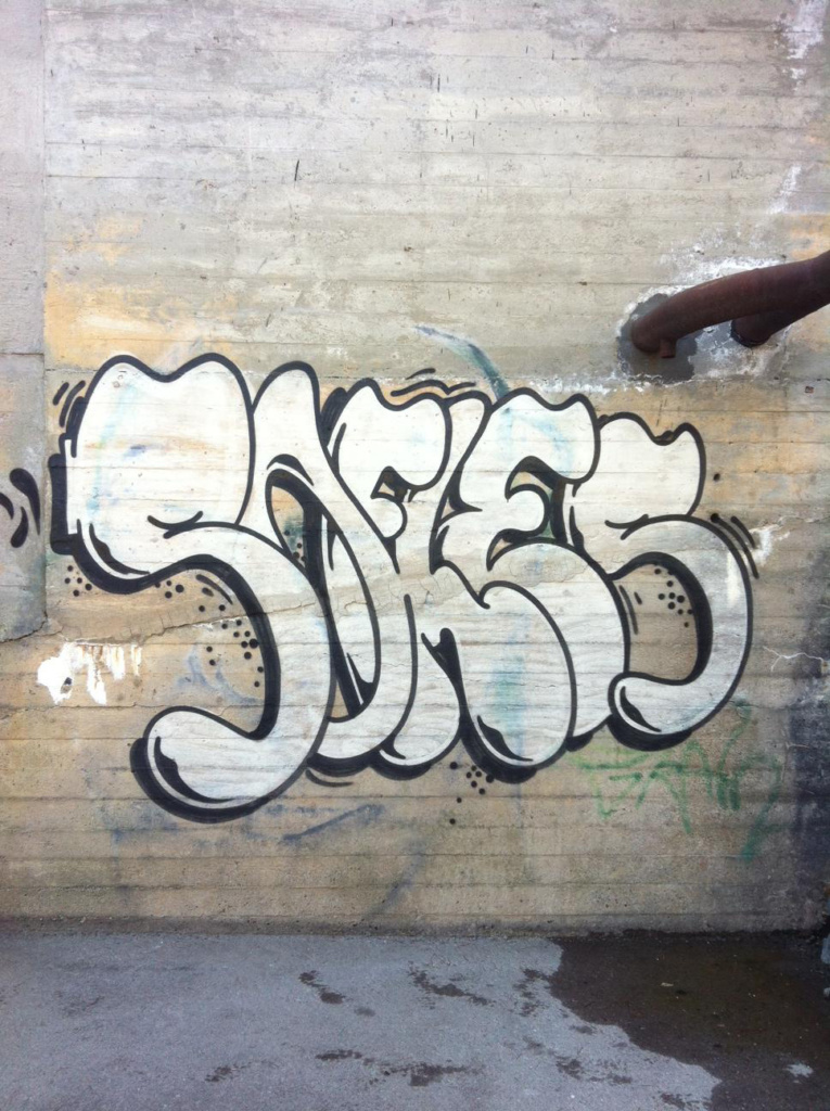 SOFLES, graffiti, Ironlak