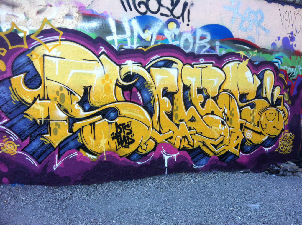 SOFLES, graffiti, Ironlak