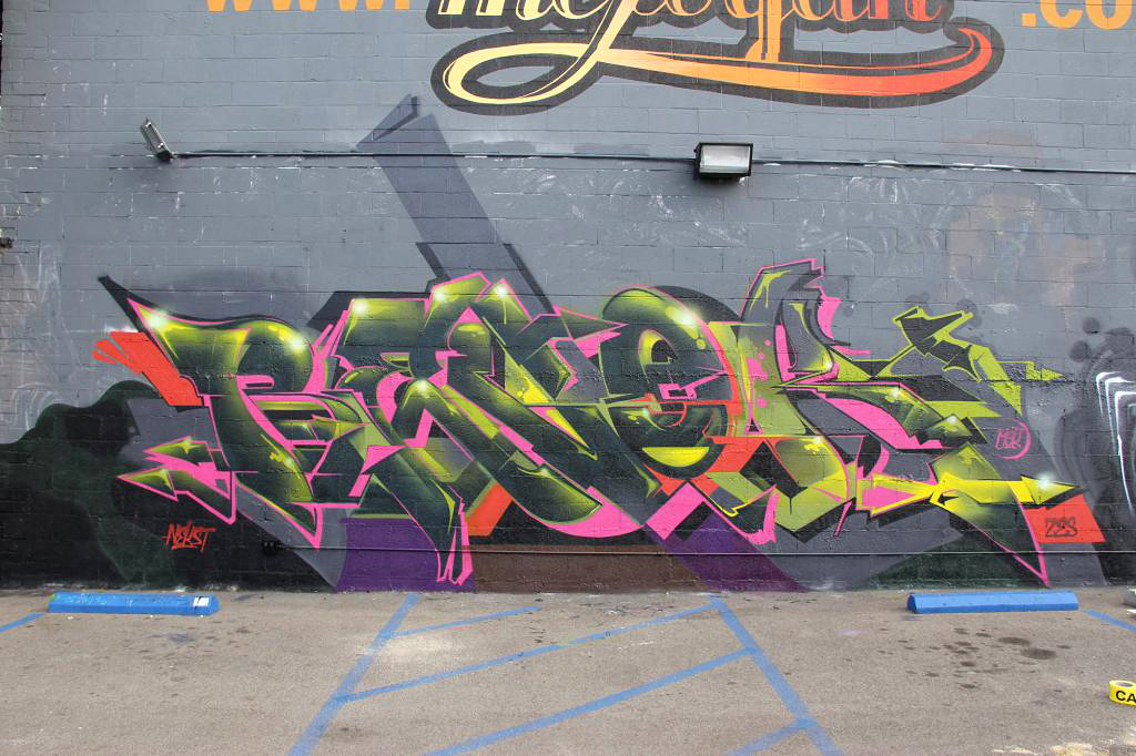 REVOK, EWOK, graffiti, Ironlak