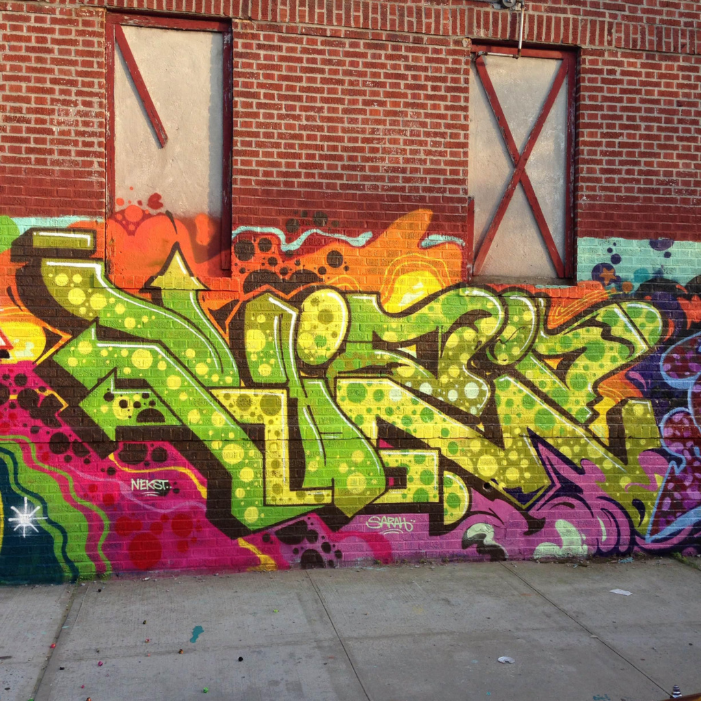 VIZIE, graffiti, Ironlak