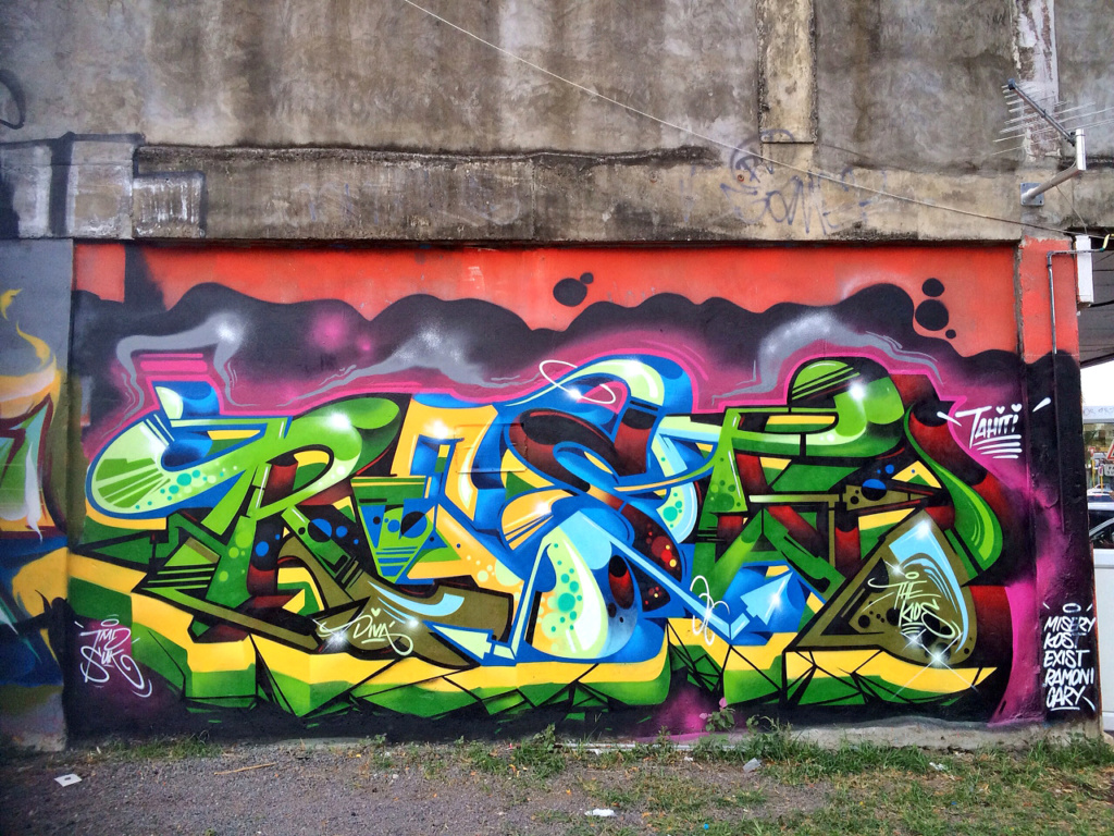 BERST, PHAT1, New Zealand, graffiti, Ironlak