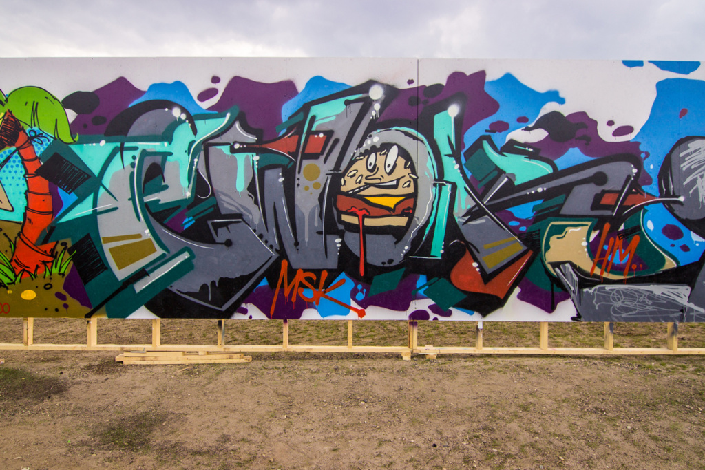 EWOK, OMENS, STEEL, TRAV, ZESER, graffiti, Ironlak