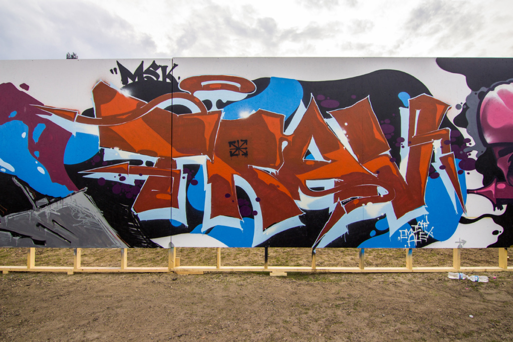 EWOK, OMENS, STEEL, TRAV, ZESER, graffiti, Ironlak